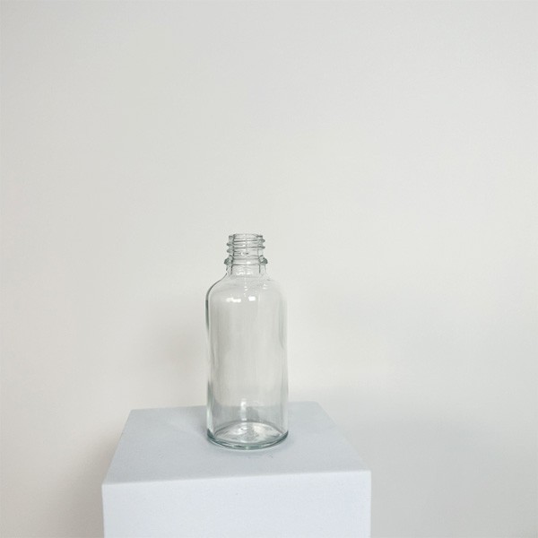 Oli essencial de vidre transparent Flint de 100 ml a l'engròs